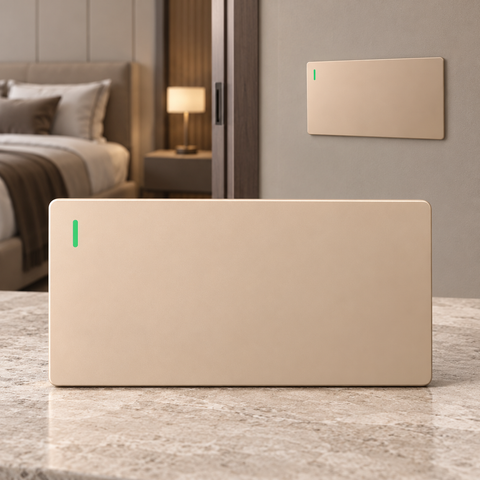 Interruptor Sencillo Dorado