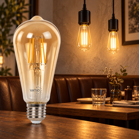 BOMBILLO LED VINTAGE PERA 4W E27 2700°k