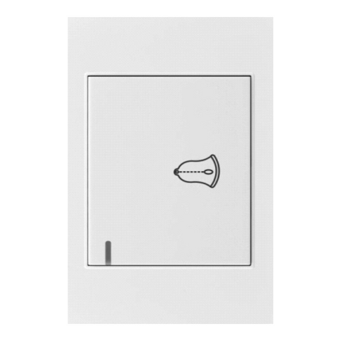 Pulsador Timbre Blanco
