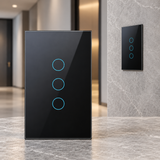 Interruptor Negro Smart Triple