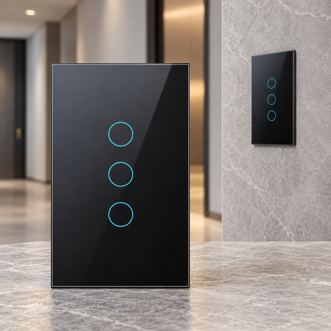 Interruptor Negro Smart Triple