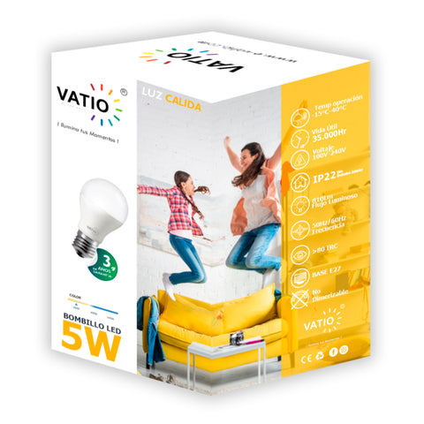 BOMBILLO LED 5W E27