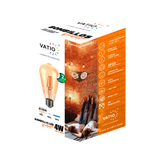 BOMBILLO LED VINTAGE PERA 4W E27 2700°k