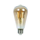 BOMBILLO LED FILAMENTO PERA MINI 4W E27 ÁMBAR 2700 K