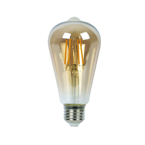 BOMBILLO LED FILAMENTO PERA MINI 4W E27 ÁMBAR 2700 K