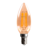 BOMBILLO LED VELA VINTAGE 4W E14 2700°k
