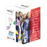 BOMBILLO LED INTELIGENTE WIFI 9W E27 RGB