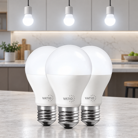 PACK X3 BOMBILLOS LED 12W E27 LUZ FRIA 6400 K