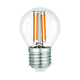 BOMBILLO LED FILAMENTO G45 2W E27 NATURAL 2700 K