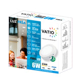 PANEL LED 6W REDONDO DE SOBREPONER