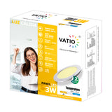 PANEL LED 3W  REDONDO DE INCRUSTAR