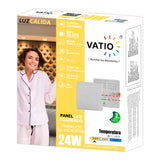 PANEL LED 24W FRAMELESS CUADRADO DE INCRUSTAR