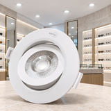 Bala LED redonda con borde - 5W
