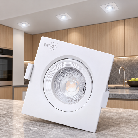 Bala LED cuadrada con borde - 5W