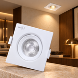 Bala LED cuadrada con borde - 5W