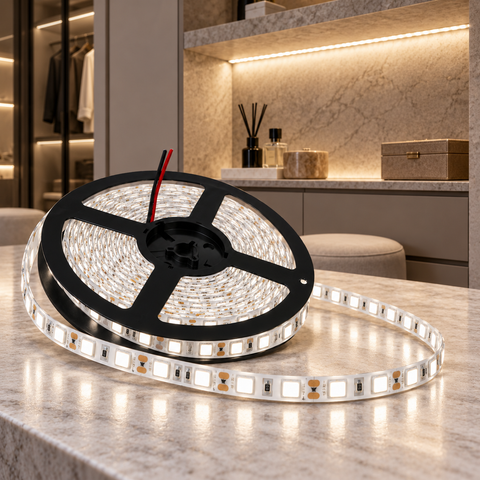 Cinta LED alta eficiencia IP65 5 metros - 8W/Metro
