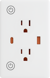 Toma + USB Tipo C Smart Blanco