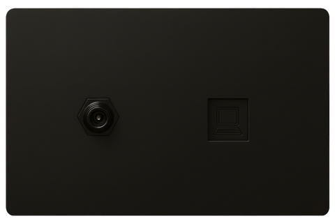 Coaxial + Internet Negro