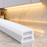 Cinta LED perfil incrustar y sobreponer - 9W/Metro