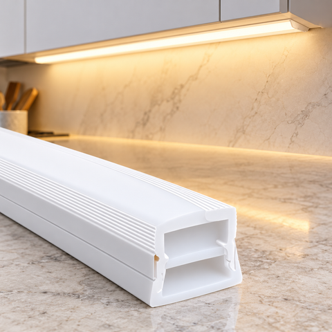 Cinta LED perfil incrustar y sobreponer - 9W/Metro