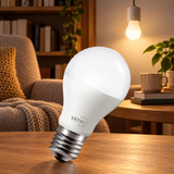BOMBILLO LED 9W E27 100–240V LUZ CALIDA 3000 K