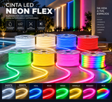 CINTA LED NEON FLEX 110V 50 METROS