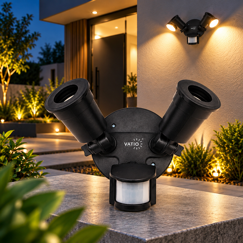 SENSOR DE MOVIMIENTO 180° DOBLE SOCKET