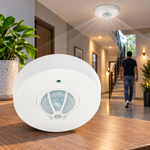 SENSOR DE MOVIMIENTO CON REGILLA 360° TECHO