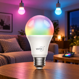BOMBILLO LED INTELIGENTE WIFI 9W E27 RGB
