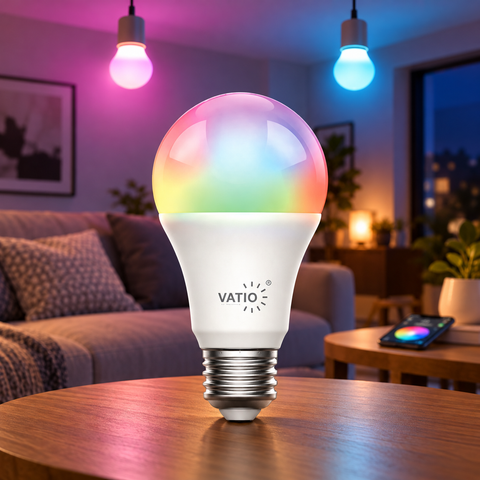 BOMBILLO LED INTELIGENTE WIFI 9W E27 RGB