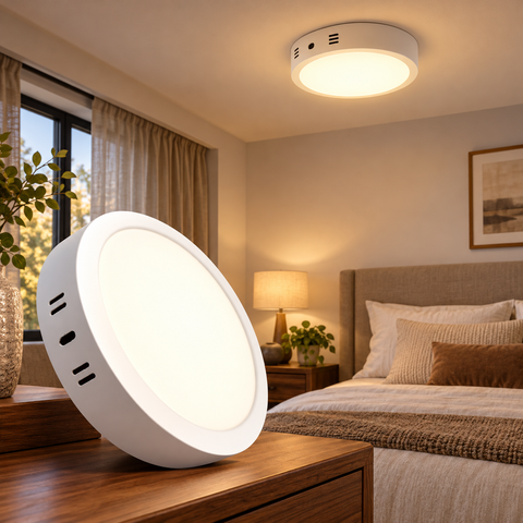 PANEL LED 18W REDONDO DE SOBREPONER
