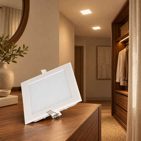 PANEL LED 9W CUADRADO DE INCRUSTAR