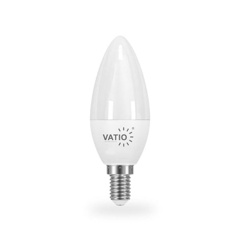 BOMBILLO LED VELA 5W E14 6400°k