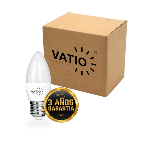 BOMBILLO LED VELA 5W E27 6400°k
