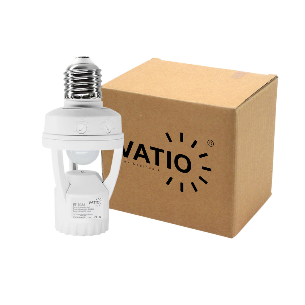 SENSOR DE MOVIMIENTO CON SOKET E27 360°